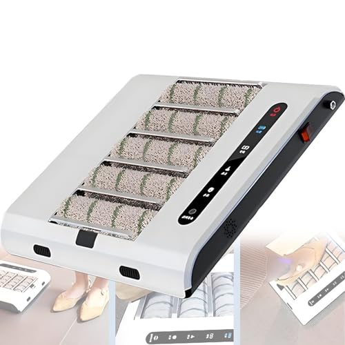 AiODiO Machine Automatique de Nettoyage de Semelles de Chaussures, Aspiration 1000 Pa, Nettoyage Rapide en 5 Secondes, 500 TR/Min, pour la Maison, Le Bureau et Les ateliers.
