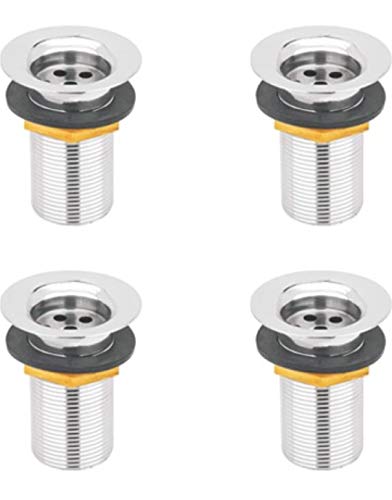 Pack-of-4Stainless-Waste-Coupling-for-Bathroom-Wash-Basin-Vessel-Sink-Stainless-Steel-Waste-Coupling-Full-Thread-Heavy Waste Coupling for Bathroom Wash Basin