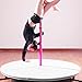 rockible Pole Dance Mat Workout Mat Portable Lightweight Folding Yoga Mat Dancing Floor Cushion for Indoor Fitness Gymnastics Studio, 120cmx5cm