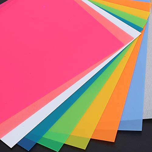 Schrumpffolienbögen, 12 Stück, Bunte Schrumpffolien, Papiere, DIY-Schlüsselanhänger, Handgefertigtes Zubehör, 14,5 X 20 Cm