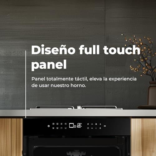 Horno de alta capacidad EVVO H26 negro con display digital táctil 4