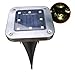 DOITOOL 2sets Solar Lights Outdoor Waterproof 8 Garden Solar Lamp Practical Lighting Tool 2pcs*2