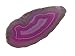 Agate Slice Assorted Colors; Large 14-18.5 Square Inch w Info Card
