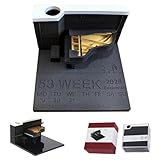 3D時計カレンダー 2026年 デスクカレンダー 3Dメモパッド 記録、計画、習慣追跡、ブックマーク、ギフト、3Dメモパッド デスクトップ装飾用の紙彫刻アート。