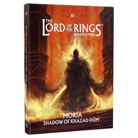 Free League Publishing The Lord of The Rings Roleplaying 5E: Ruins of Eriador - Campaign Module - Supplemental Hardback RPG Book, LOTR, Free League Publishing Cover