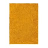 benuta Basic Tapis Poils Long Soho   Jaune 60x120 cm   Doux Minimaliste   Lavable   Nettoyage Facile   Compatible avec Chauffage au Sol   pour Chambre, Couloir, Salle à Manger