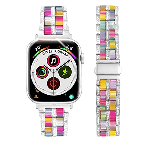 DEALELE Strap Compatible with iWatch 38mm 40mm 41mm