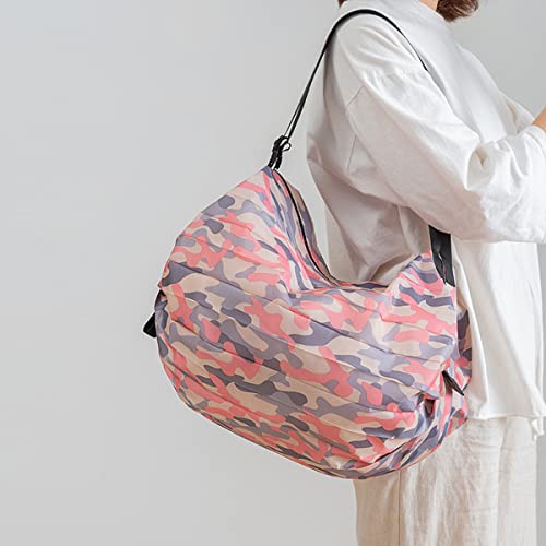2 Pcs Pieces Of Foldable Reusable Grocery Bags, Portable Large Capacity Shopping Bags,Daily Commuting,Picnic Camping Storage Bag #TOP1