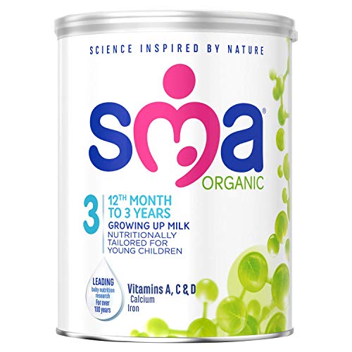 SMA Nutrition Organic Growing Up Milk 1 to 3 Years, 800 g