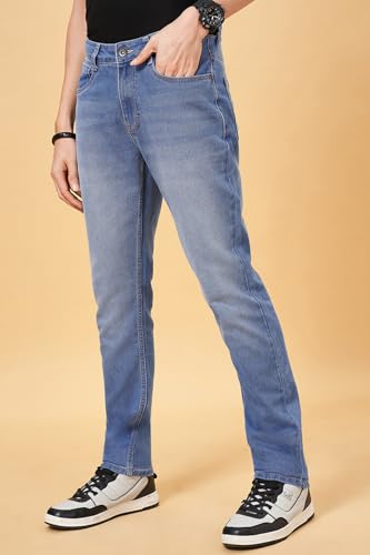 Image of Men's SF Jeans Light Blue Jeans Slim Tapered Fit,Light Blue,30