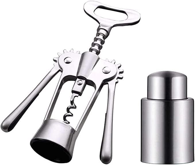 Corkscrew By-Sandalwood All-in-one Corkscrew, Bottle Opener and Foil Cutter, the Favoured Wine Opener of Sommeliers, Waiters and Bartenders