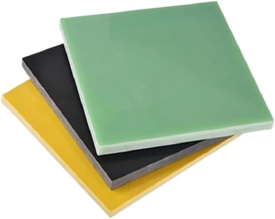 Epoxy Resin Board, 1pc 3240 FR4 Epoxy Resin Board Multicolor Multiple Sizes For Construction(Yellow,330X500X0.5MM)
