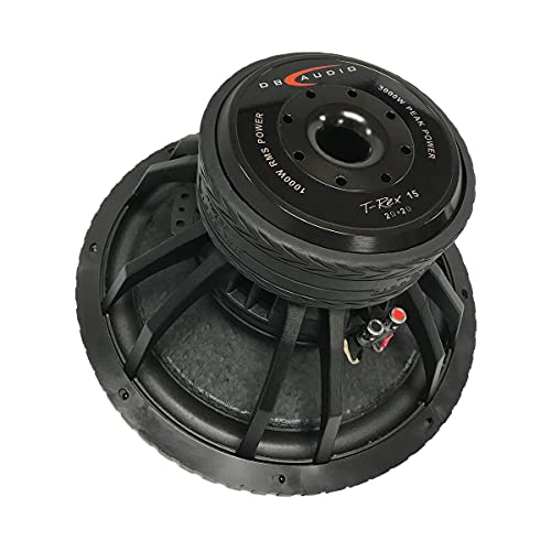 DB AUDIO TREX15 5000W 15" Subwoofer, Daul 2Ω Voice Coil, 1000W RMS, Kevlar, Black powder finish die cast basket - Image 4