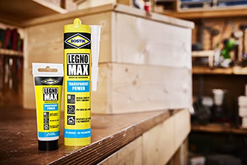 Bostik Legno Max Transparent Innovativo Adesivo Per Incollare Il Legno, Senza Poliuretani, Extra Forte E Impermeabile Tubetto 85G Trasparente - 3