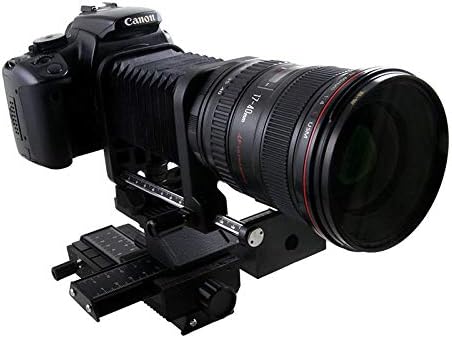 Runshuangyu 4-Ways Macro Focusing Focus Slide Rail/Close-Up Shooting for Canon Nikon Minolta Pentax Shot Extension Tubes Tripod Photography