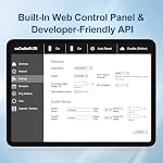 EzOutlet5-2R Dispositif de réinitialisation de l'alimentation intelligent avec réinitialisateur automatique, 2 NEMA Chaussettes 2.5A, Wi-Fi & Bluetooth & Application contrôlable via LAN/Cloud, Router Rebooter, Calendrier à distance pour les périphériques réseau.