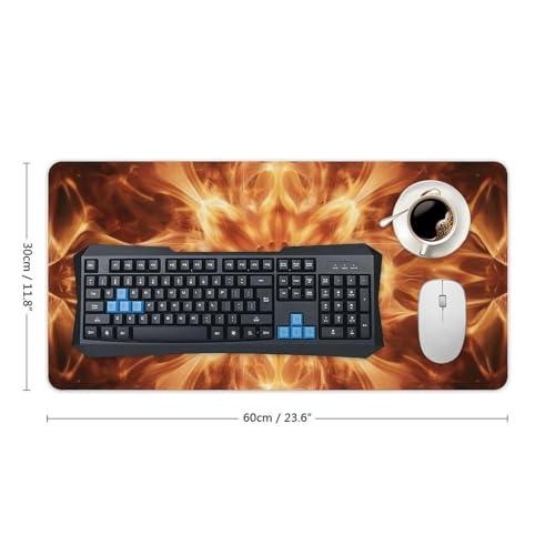 Mouse Pad Gaming Diseño Llama 60x30 cm Antideslizante miniatura 2