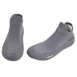 GallonShark Minimalist Barefoot Sock Shoes Hiking Shoes Fitness Shoes Multi-Purpose & Ultra-Portable Water Footwear Grey-10-11 Women/8-9 Men