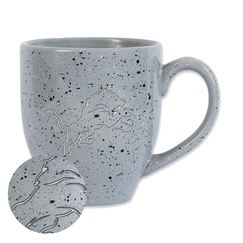 Image of Rico Industries NFL Football 16 oz Team Color Laser Engraved Speckled Ceramic Coffee Mug
