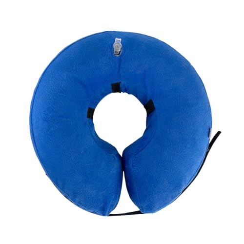 空気入れ式 犬用 コーン カラー,調整可能 防水 枕 | 柔らかい インフレータブル コーン,子犬 子猫 ペット 回復 家庭用 屋外用 入浴用