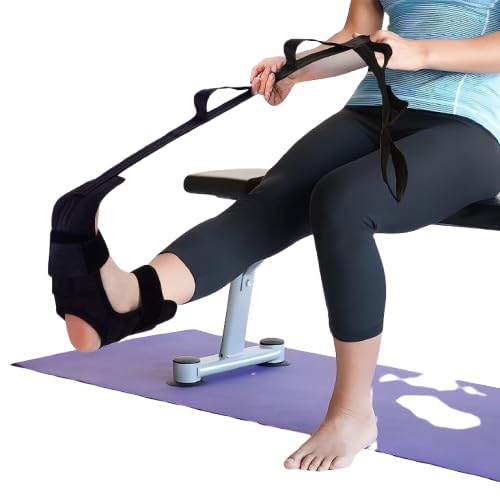 Foot Stretcher Strap | Calf Stretcher for Plantar Fasciitis | Ligament Stretching | Leg Stretching Strap Belt | Foot Exercise for Yoga | Hamstring Achilles Tendonitis | Leg Stretcher-image-6