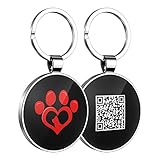 Material de aleación, muy resistente y duradero; colores brillantes, fáciles de leer, no se desvanecen, pesa 0.5 onzas (15 g), adecuado para perros pequeños, medianos y grandes.