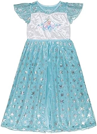Disney Girls' Frozen Fantasy Gown Nightgown, ELSA IN BLUE 2, 3T
