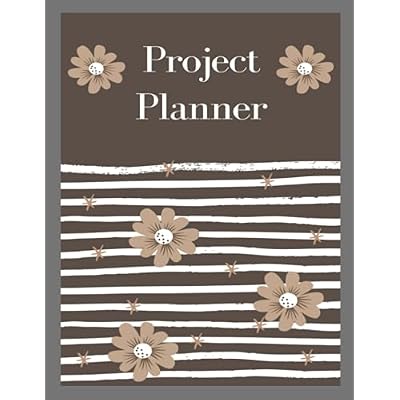 Project Planner Notebook- Improve Time Management, Productivity, 8.5x11, 240 pages
