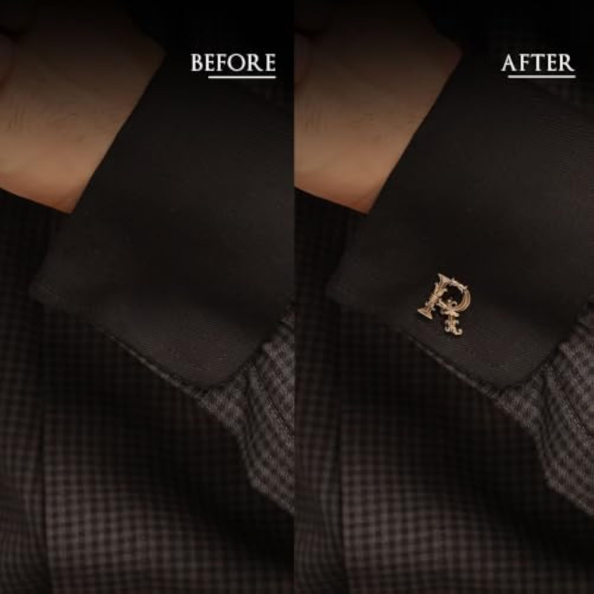 Brass Royal Alphabet R Cufflinks for Men