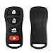 SaverRemotes for 2002-2006 Nissan Altima Maxima Keyless Entry Remote Control Car Key Fob Replacement for KBRASTU15 (Pack of 2)