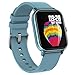 AMATAGE Smart Watch for Android Phones iPhone for Men Women, Fitness Tracker Watch with Heart Rate Oxyhemoglobin Saturation Monitor, Waterproof Activity Tracker with Sleep Monitor(Blue)