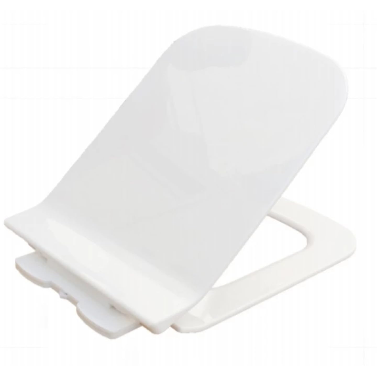 Clay Plus Toilet Seat Slow Close - Western Toilet Seat Cover for Bathroom - High Gloss Finish, Comfort Seating - Easy Hygiene Maintenance - Seat Closes Quietly without Slamming (743 SEAT COVER)-image-11
