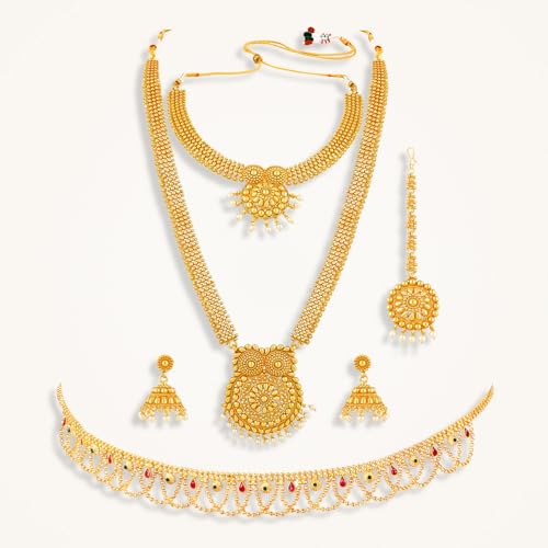 Image of Peora Bridal Jewellery Set Gift for Women