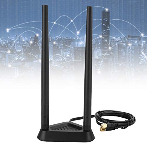 Cabo de extensão RP-SMA macho para fêmea RP-SMA, base magnética de 1,1 m, cabo de extensão RP-SMA ma