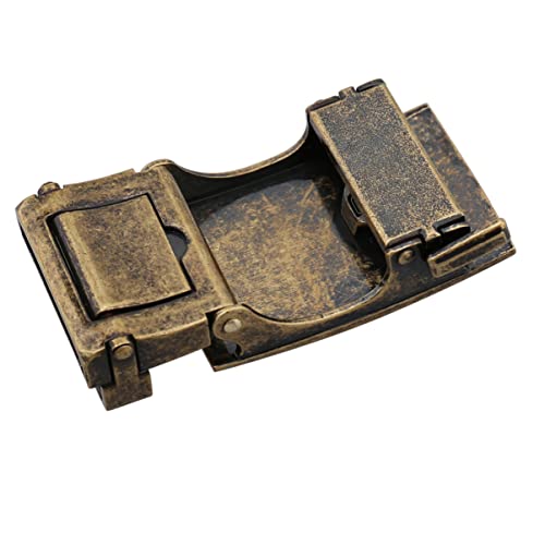 Ciieeo 1 Peça De Fivela De Bronze Automática De Negócios Para Homens Fivelas Únicas Estilo Catraca M