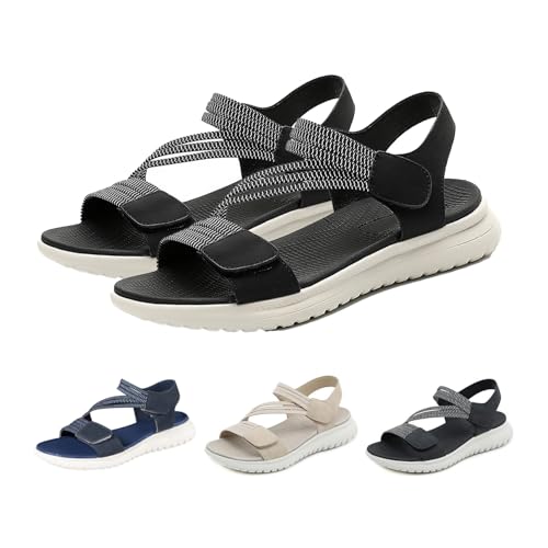 Women's Summer Fisherman Sandals 2025 New Women's Orthopedic Arch Support Sandals Adjustable Comfortable Walking Sandals for Women Casual Flat Sandals