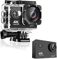 Câmera Go Cam Pro Sport Ultra 4k HD 1080p, Câmera Digital Prova D’água Filmadora, WIFI Integrado e Estabilização de Imagem.