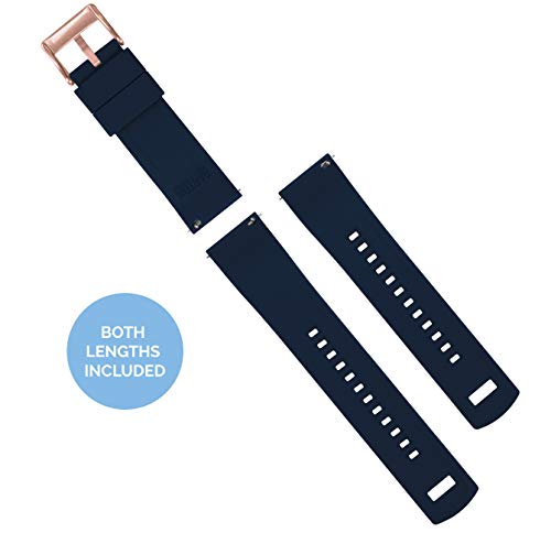 Image of BARTON Elite Silicone Watch Bands - Gold Buckle Quick Release