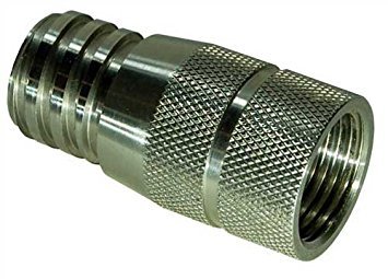 Stainless Steel Adapter For CO2 Paintball Tanks Can Be Use On Soda Beverage Machine Save Money On Refills.