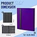 Card Binder 9-Pockets, Trading Card Binder, 20 Pages, 360 Card Capacity Collection Binder, Card Folder for MTG, TCG, Game Cards & Sports Cards（Purple）