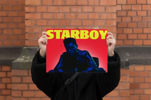 Image of Paper The Weeknd Poster Set Of 8 A4 12X8 Inch - Music Posters For Wall - Music Album Posters - Music Wall Sticker - Music Related Gifts - Wall Collage Kit Pinterest Aesthetics - Music Wall Decor