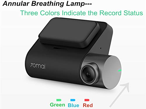 Dewnxin Câmara de carro Dash, para 70mai Dash CAM Pro 1944P 5 MP WiFi carro inteligente DVR controlo de voz aplicação, Full HD 140 °Ângulo câmara