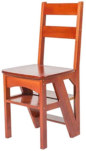 Tabouret échelle marron idéal comme étagère à fleurs de salon