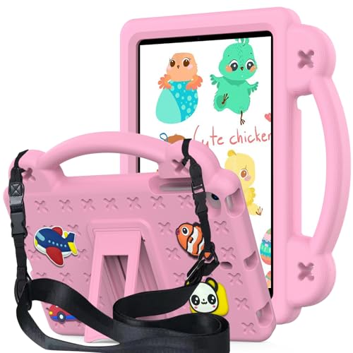 Coque iPad Pro 12.9 antichoc rose de protection compatible tablette 2021 2022 DKBBX