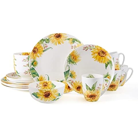 Mikasa Sunflower 16-Piece Dinnerware Set Cover