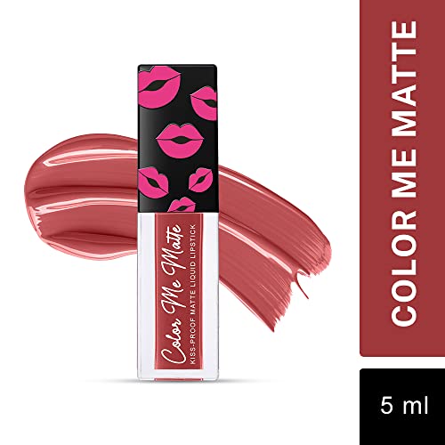Image of Jaquline USA Color Me Matte Long Lasting liquid Lipstick enriched with vitamin E & tea tree oil (Espresso Brown-4.5 ml) (Pack of 2)