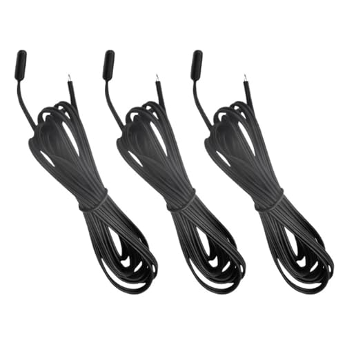 1/2/3/10PCS 1m 10K Sensor De Temperatura NTC, Sonda De Medición De Temperatura Termistor For Monitor De Almacenamiento En Frío De Caldera(3pcs)