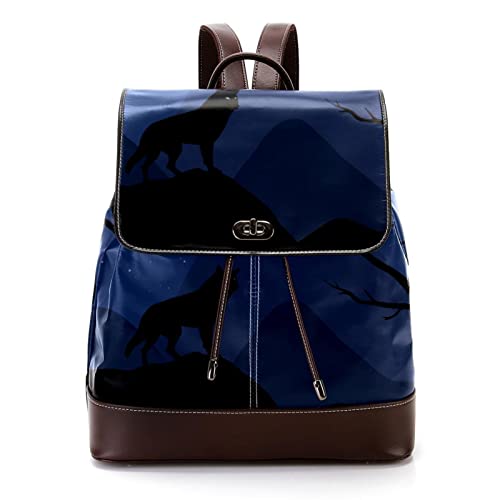 Sac à dos oiseaux colorés en cuir synthétique idéal pour vos balades urbaines et le bureau
