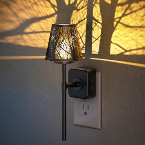 Image of Briignite Plug in Night Light Dimmable Metal Crafted Night Light 3000K Warm