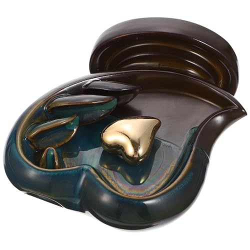 Brûleur de Parfum Cascade en Céramique Bleu VICASKY - 2